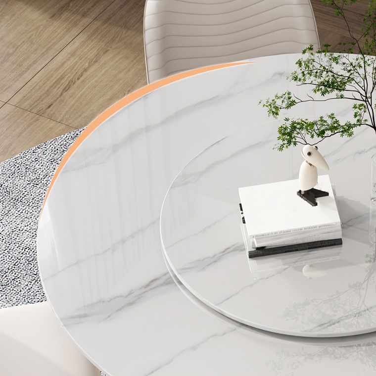 Round Stone Dining Site Table Traditional Luxury Pedestal Casual Furniture Clearhalo ' dining_table' 'Dining Tables & Seating' 'Dining Tables' 'furn' 'furn_dining_table' 'Furniture' 'furniture_dining_table' 'Kitchen & Dining Furniture' 'kitchen&dining_furn' 'kitchen' 'kitchen_dining_table' 1200x1200_5d814233-bb2b-4bc9-b4f4-b440e256d32d