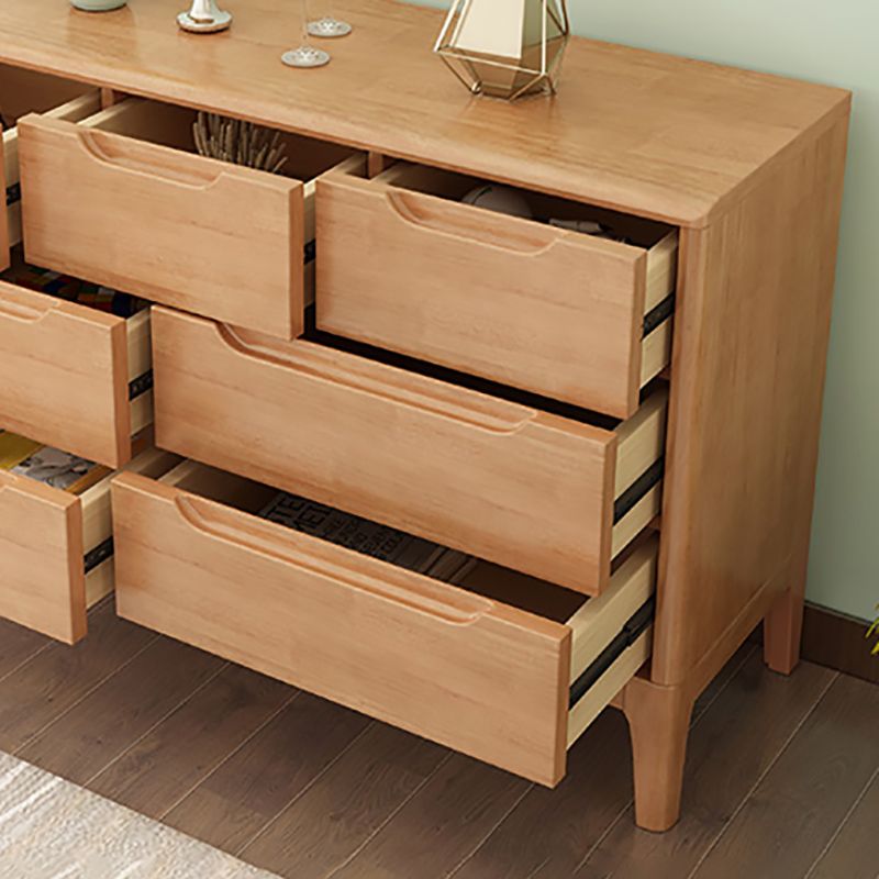 5/7 - Drawer Accent Chest Rubberwood Small Chest in Brown/Natural Clearhalo 'Cabinets & Chests' 'cabinets_chests' 'furn' 'furn_cabinets_chests' 'Furniture' 'Living Room Furniture' 1200x1200_5d83d198-3c37-4f82-a10d-2e640bd22e3e