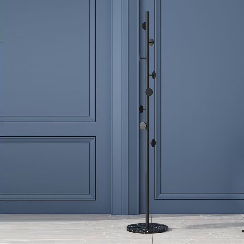 Rastrellone moderno con tela metallica in metallo ganci a piedistallo a forma di rivestimento a forma di verniciatura