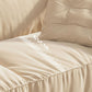 Contemporary Faux Leather Pillow Top Arm Sofa 2 Seater Stain Resistant Settee