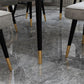 Set tavolo da pranzo contemporaneo Set da 1/2/7 pezzi per interni in pietra e ferro