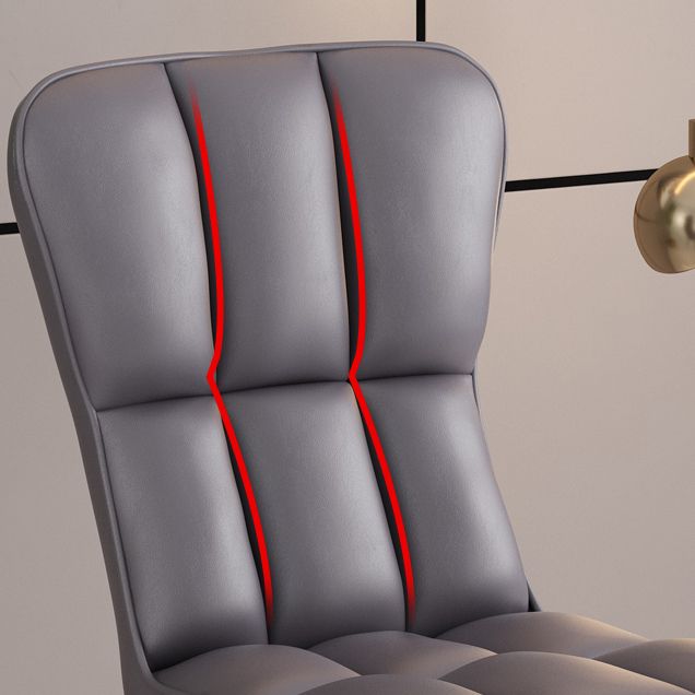 Metal Modern Dining Side Chair with Color Cushion Parsons Chairs for Home Clearhalo ' kitchen&dining_furn' 'Dining Chairs' 'Dining Tables & Seating' 'dining_chair' 'furn' 'furn_dining_chair' 'Furniture' 'furniture_dining_chair' 'Kitchen & Dining Furniture' 'kitchen' 1200x1200_5d92bab1-986c-4afe-95da-718de047243f