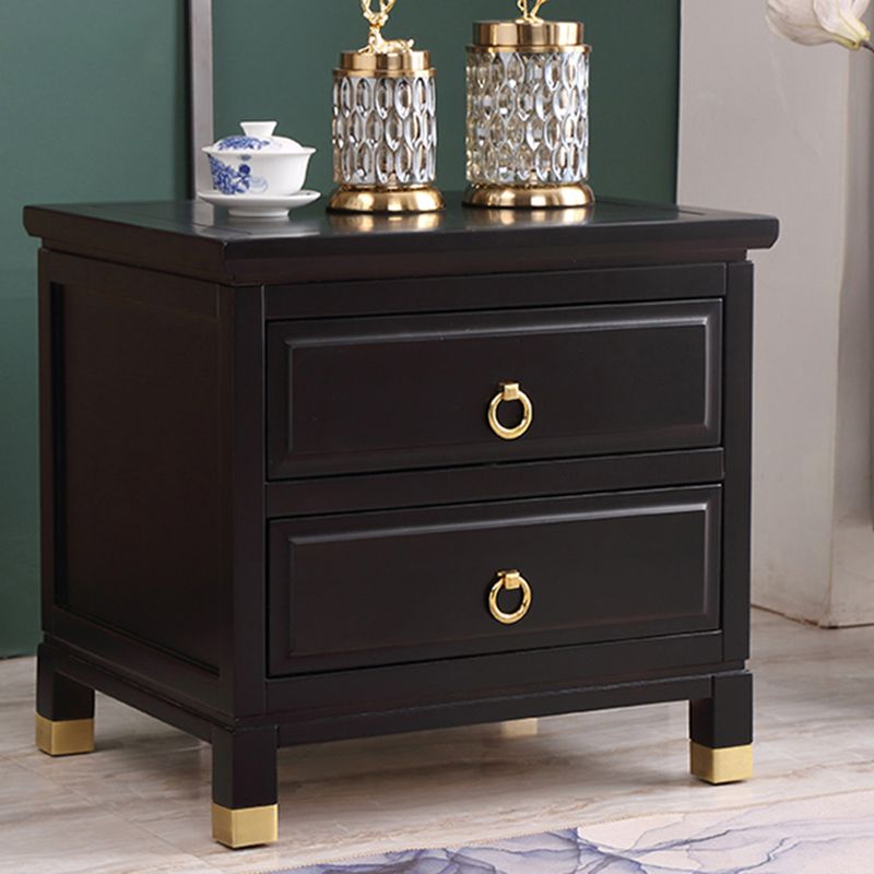 Traditional Accent Table Nightstand Antique Finish Drawer Storage Bed Nightstand Clearhalo 'Bedroom Furniture' 'furn' 'furn_night_stand' 'Furniture' 'night_stand' 'Nightstands' 1200x1200_5d94a9ef-6560-4297-8c5e-6839d66c0874