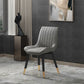 Glam Style Metal Dining Room Chairs Armless PU Leather Chair for Restaurant Clearhalo ' kitchen&dining_furn' 'Dining Chairs' 'Dining Tables & Seating' 'dining_chair' 'furn' 'furn_dining_chair' 'Furniture' 'furniture_dining_chair' 'Kitchen & Dining Furniture' 'kitchen' 1200x1200_5d964ac2-b0fd-4ae7-a195-e8bc01a29591