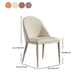 Sillas de comedor de cuero de faux contemporáneos silla de comedor de metal para uso en el hogar