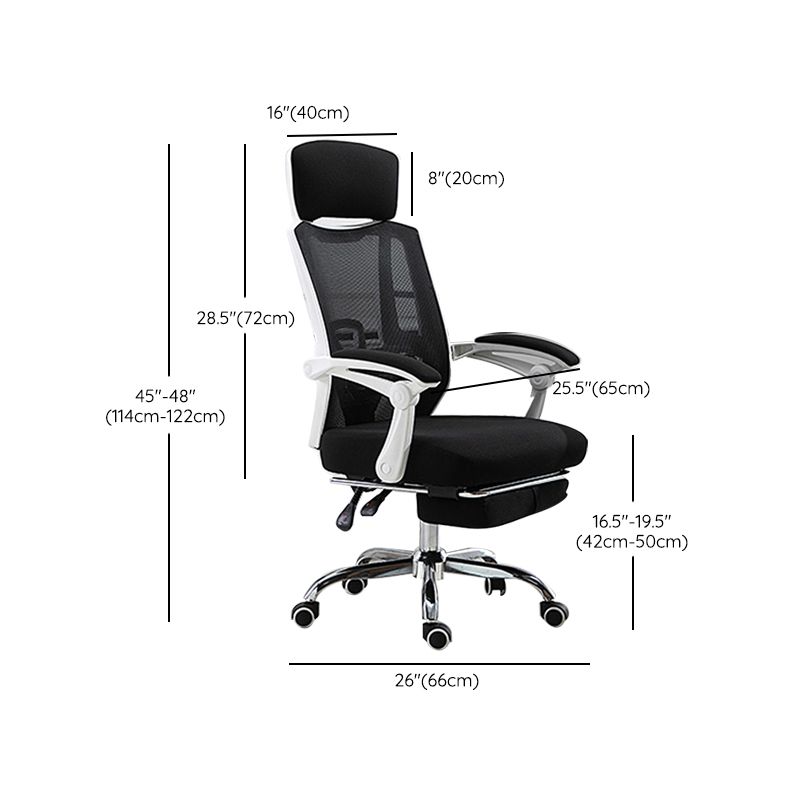 High Back Task Chair Swivel Office Chair with Headrest and Footrest Clearhalo 'furn' 'furn_office_chair' 'Furniture' 'Office Chairs' 'Office Furniture' 'office_chair' 1200x1200_5d98dfc7-bc4f-47e5-90c6-11b43e0b578a