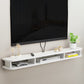 Contemporary Wall-mounted TV Cabinet Faux Wood TV Stand with 4 Shelves Clearhalo 'furn' 'furn_tv_stands_entertainment_centers' 'Furniture' 'Living Room Furniture' 'TV Stands & Entertainment Centers' 'TV Stands & Media Storage Furniture' 'tv_stands_entertainment_centers' 1200x1200_5d9e33c0-aace-4014-9c27-ff896b9439e9