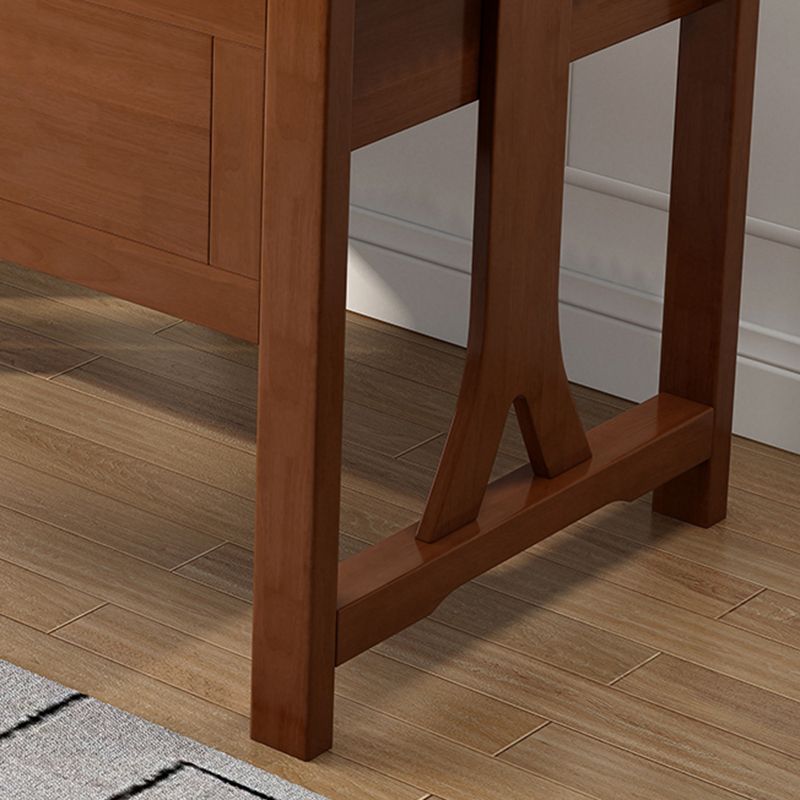 Bureau de bureau en caoutchouc contemporain bureau rectangulaire pour la maison