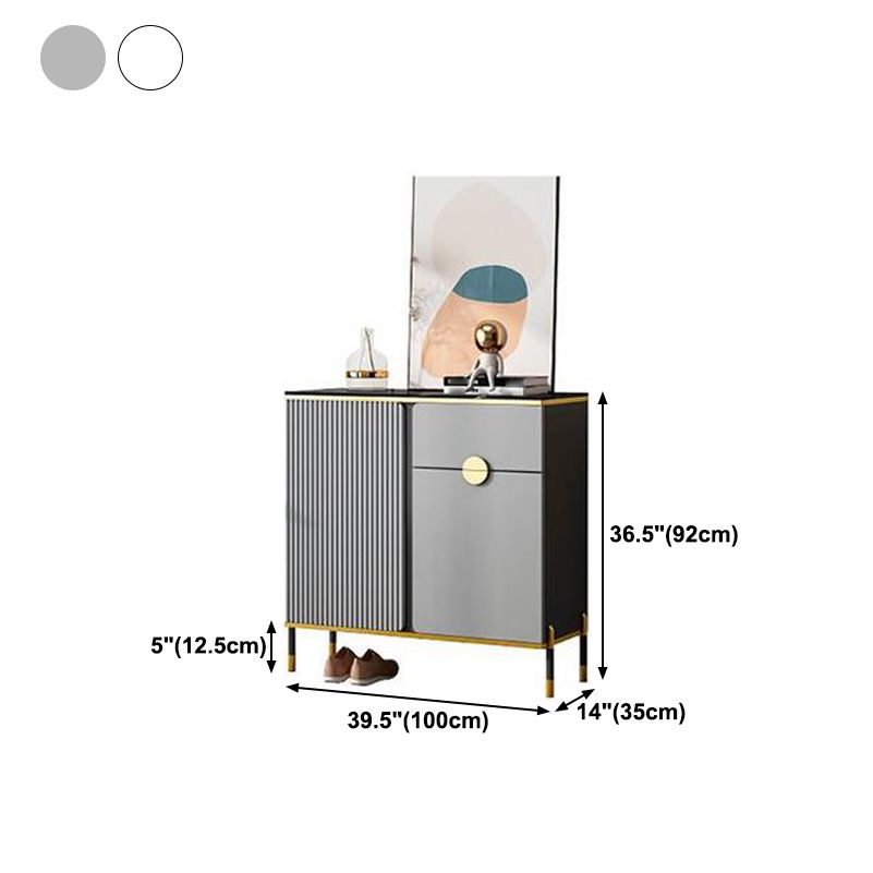 Sideboard Glam Sideboard in legno con porta e cassetto per soggiorno