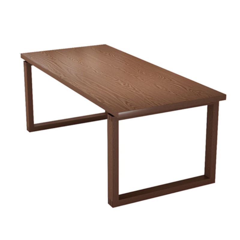 Modern Rectangle Wood Dining Table 1/2/4/5 Pieces Dining Set for Kitchen