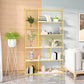 Glam Engineered Wood Bookshelf Open Back Standard Bookcase with Shelves