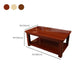 Modern 4 Legs Rectangle Cocktail Table Solid Wood Coffee Table Clearhalo 'Coffee & Accent Tables' 'Coffee Tables' 'coffee_tables' 'furn' 'furn_coffee_tables' 'Furniture' 'Living Room Furniture' 1200x1200_5da973e9-cc70-4fb9-aad0-1382987980d5