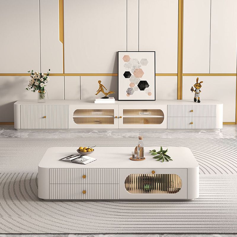 Contemporary TV Console Wood Media Console Enclosed Storage Console with Drawers Clearhalo 'furn' 'furn_tv_stands_entertainment_centers' 'Furniture' 'Living Room Furniture' 'TV Stands & Entertainment Centers' 'TV Stands & Media Storage Furniture' 'tv_stands_entertainment_centers' 1200x1200_5daab1d6-6881-4b08-be6f-3042b119d408