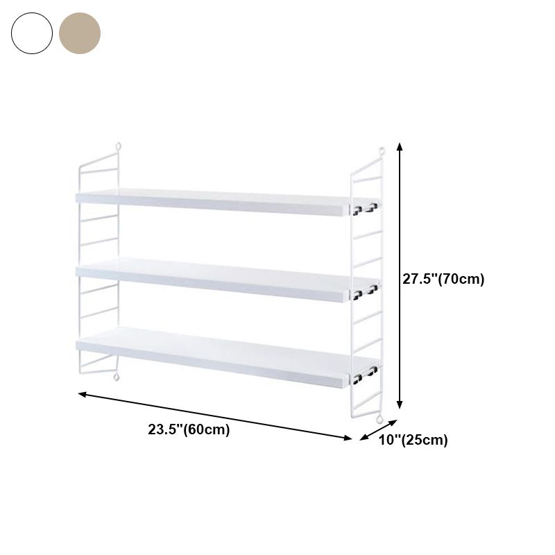 Modern Wall Mounted Bookcase with Solid Wood Rectangular Shelves Clearhalo 'Bookcases' 'furn' 'furn_bookcases' 'Furniture' 'furniture_bookcases' 'kitchen' 'kitchen_bookcases' 'Living Room Furniture' 'Office Furniture' 1200x1200_5dabdb68-126c-4301-8508-58c6ab648973