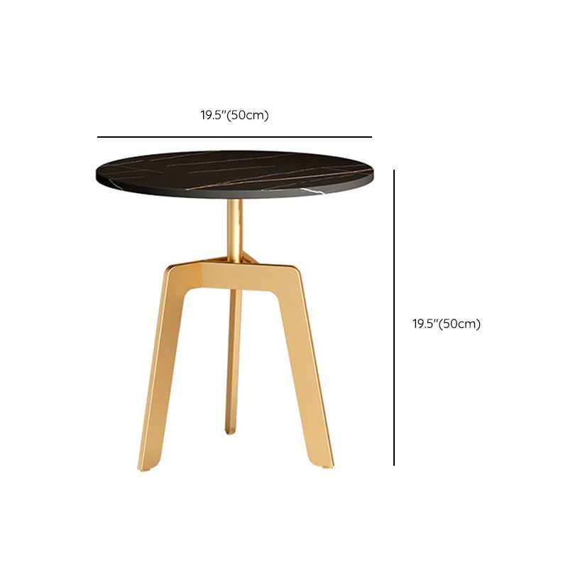 Glam 4 Legs Metal Coffee Table Draw included Oval Single Cocktail Table Clearhalo 'Coffee & Accent Tables' 'Coffee Tables' 'coffee_tables' 'furn' 'furn_coffee_tables' 'Furniture' 'Living Room Furniture' 1200x1200_5dae16fe-f0d6-4992-bd89-fa3f0b9ad98a