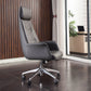Padded Arms Contemporary Managers Chair Gray Leather Swivel Chair Clearhalo 'furn' 'furn_office_chair' 'Furniture' 'Office Chairs' 'Office Furniture' 'office_chair' 1200x1200_5daeb3a9-f8de-4b78-9475-a94f5f1894e8