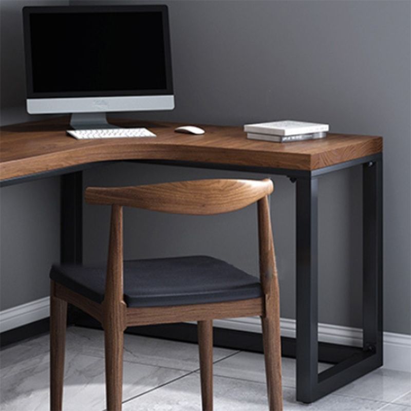Solid Wood Writing Desk Industrial L-Shaped Task Desk for Home Office Clearhalo 'furn' 'furn_office_desk' 'Furniture' 'Office Desks' 'Office Furniture' 'office_desk' 1200x1200_5daeee67-adc9-4576-967a-99ebb6958547