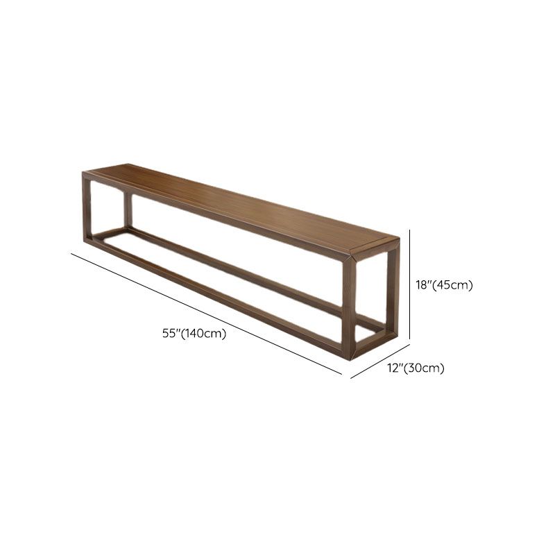11.7-inch Width Bedroom Bench Mid-Century Modern Solid Wood Seating Bench Clearhalo 'Benches' 'Chairs & Seating' 'furn' 'furn_benches' 'Furniture' 'Living Room Furniture' 1200x1200_5db50360-6209-453c-8379-412b6702e873