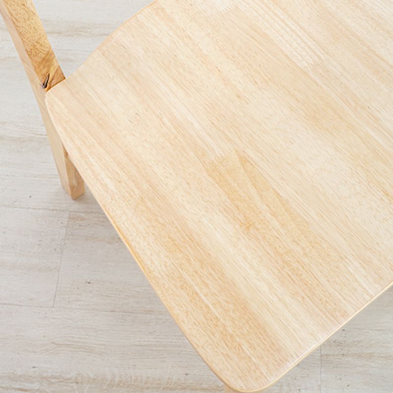 Scandinavian Home Wood Side Chair Natural Open Back Dining Chair (Set of 2) Clearhalo ' kitchen&dining_furn' 'Dining Chairs' 'Dining Tables & Seating' 'dining_chair' 'furn' 'furn_dining_chair' 'Furniture' 'furniture_dining_chair' 'Kitchen & Dining Furniture' 'kitchen' 1200x1200_5db812d7-5a60-4248-81f2-e77cbad510ef