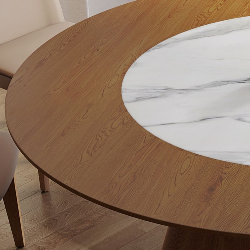 Contemporary Sintered Stone Table Round Table Set 1/6/8/9/12 Pieces Dining Set Clearhalo 'Dining Room Sets' 'Dining Tables & Seating' 'dining_room_set' 'furn' 'furn_dining_room_set' 'Furniture' 'Kitchen & Dining Furniture' 1200x1200_5db82033-f2eb-4609-a6e2-8022c2ec70e1