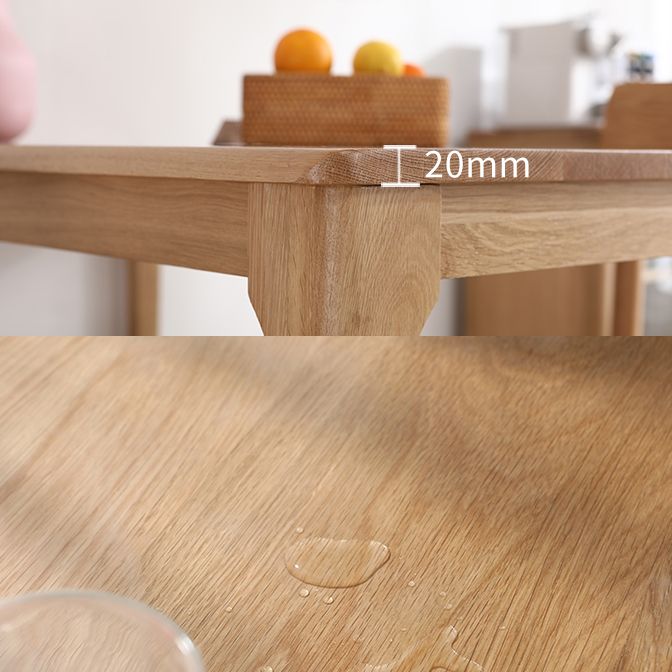 Minimalist Style Solid Wood Dining Set with Traditional Height Table and 4 Legs Base for Home Use Clearhalo 'Dining Room Sets' 'Dining Tables & Seating' 'dining_room_set' 'furn' 'furn_dining_room_set' 'Furniture' 'furniture_dining_room_set' 'Kitchen & Dining Furniture' 'kitchen&dining_furn' 'kitchen' 1200x1200_5dba5712-c874-4296-82da-f238907f52f0