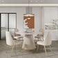 Traditional Luxury Dining Table Round Sintered Stone Pedestal Dining Table Clearhalo ' dining_table' 'Dining Tables & Seating' 'Dining Tables' 'furn' 'furn_dining_table' 'Furniture' 'furniture_dining_table' 'Kitchen & Dining Furniture' 'kitchen&dining_furn' 'kitchen' 'kitchen_dining_table' 1200x1200_5dbab570-bd32-4d41-a6fd-752e0a3c76f4