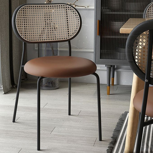Contemporary Style Kitchen Square Dining Chair Open Back Side Armless Chair Clearhalo ' kitchen&dining_furn' 'Dining Chairs' 'Dining Tables & Seating' 'dining_chair' 'furn' 'furn_dining_chair' 'Furniture' 'furniture_dining_chair' 'Kitchen & Dining Furniture' 'kitchen' 1200x1200_5dbbd9b3-c04f-4627-9cae-f20bfc710b77