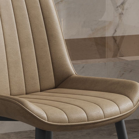 Scandinavian Study Room Leather Side Chair Matte Finish Parsons Dining Chairs Clearhalo ' kitchen&dining_furn' 'Dining Chairs' 'Dining Tables & Seating' 'dining_chair' 'furn' 'furn_dining_chair' 'Furniture' 'furniture_dining_chair' 'Kitchen & Dining Furniture' 'kitchen' 1200x1200_5dbd1dad-a529-4b36-bfb5-f03bd4f260c2