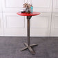 Industrial Folding Metal Bar Table Round Plastic Top 41.3"H Bistro Table Clearhalo 'Bar Furniture' 'Bar Tables' 'bar_tables' 'furn' 'furn_bar_tables' 'Furniture' 'furniture_bar_tables' 'Kitchen & Dining Furniture' 1200x1200_5dbd2392-e714-40a9-820f-c3c7600761e9