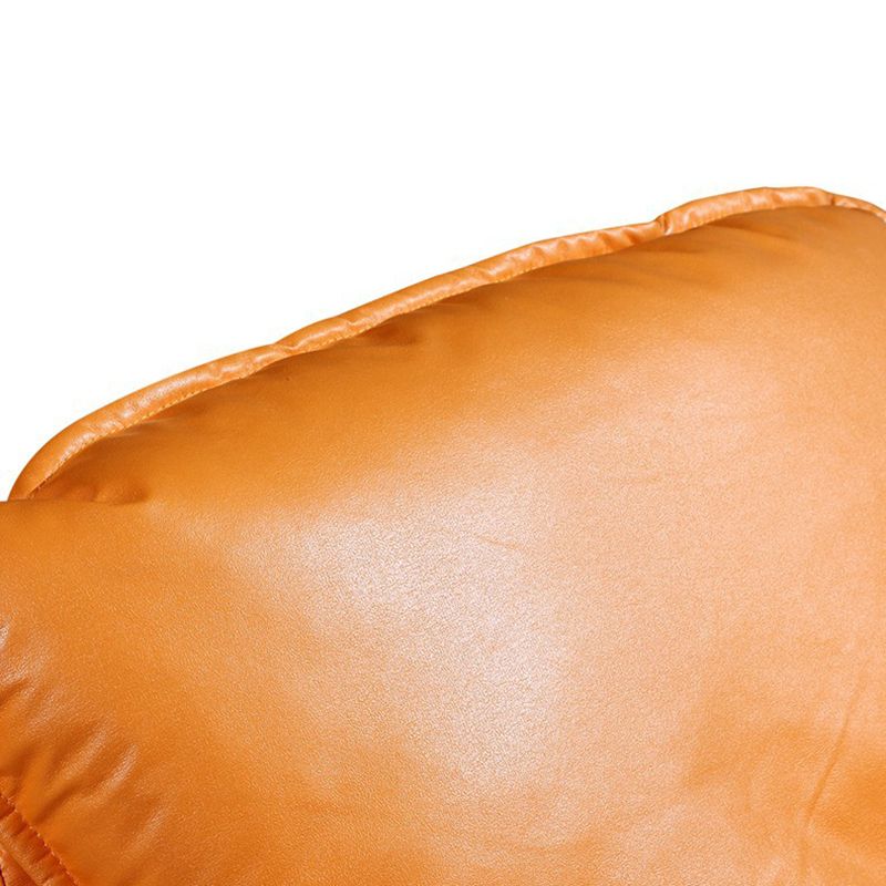 26.77" L x 37.40" W x 32.28" H Armless Upholstered Lounge Chair with Ottoman for Bedroom Clearhalo 'Accent Chairs' 'accent_chairs' 'Chairs & Seating' 'furn' 'furn_accent_chairs' 'Furniture' 'furniture_accent_chairs' 'Living Room Furniture' 1200x1200_5dbdcdc6-5e18-406b-909e-a5681ec9e0fd