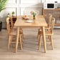 Simple Style Dining Table Rubberwood Solid Wood with 4 Legs Base Table in Wood Color Clearhalo ' dining_table' 'Dining Tables & Seating' 'Dining Tables' 'Furniture' 'furniture_dining_table' 'Kitchen & Dining Furniture' 'kitchen&dining_furn' 'kitchen' 'kitchen_dining_table' 1200x1200_5dc072ac-540f-48a3-914b-7428c57336dc