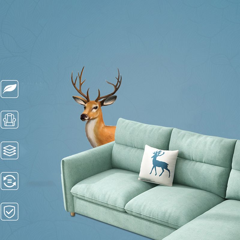 Modern 35.43 "di divano e chaise del braccio quadrato H con deposito per soggiorno