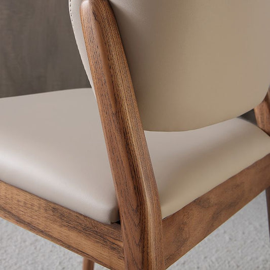 Industrielle massive Holzseitenstuhl gepolsterte armlose Esstühle