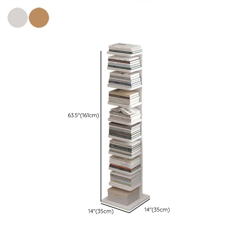 Modern Engineered Wood Bookshelf Standard Bookcase with Shelves Clearhalo 'Bookcases' 'furn' 'furn_bookcases' 'Furniture' 'Office Furniture' 1200x1200_5dc2f06b-5e91-40e8-b9a5-1fec1c217679