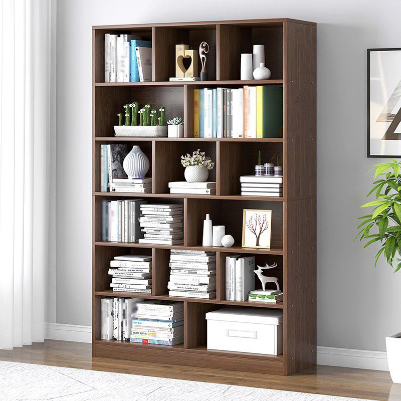 Manufactured Wood Standard Bookshelf Scandinavian Vertical Closed Back Bookshelf Clearhalo 'Bookcases' 'Furniture' 'furniture_bookcases' 'kitchen' 'kitchen_bookcases' 'Living Room Furniture' 'Office Furniture' 1200x1200_5dc319ae-d17a-4932-9707-4da8c1c0bfc1