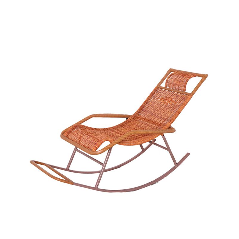 Modern Reclining Rocking Chair Wicker Rocker Chair for Living Room Clearhalo 'Chairs & Seating' 'furn' 'furn_rocking_chairs' 'Furniture' 'Living Room Furniture' 'Rocking Chairs' 'rocking_chairs' 1200x1200_5dc4548e-2f3a-43d0-8319-7417e3c6e3e8