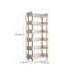 Scandinavische standaard boekenplank Open Back Engineered Wood Bookcast