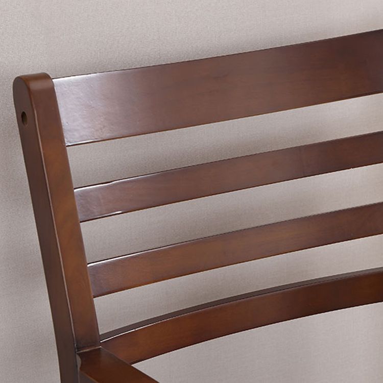 Traditional Rubberwood Arm Chair Wood Ladder Back Single Dining Armchair Clearhalo ' kitchen&dining_furn' 'Dining Chairs' 'Dining Tables & Seating' 'dining_chair' 'furn' 'furn_dining_chair' 'Furniture' 'furniture_dining_chair' 'Kitchen & Dining Furniture' 'kitchen' 1200x1200_5dc56f5b-b9b4-4f4e-9d35-ba816a83a4aa