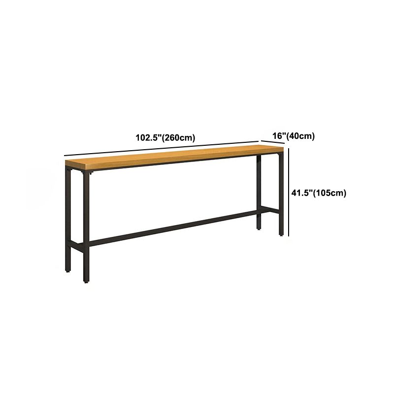 Lujoso juego de mesa rectangular de madera maciza para Bar, mesa de mostrador de 1/6/11 piezas con taburetes altos