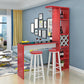 Manufactured Wood Bar Table with Storage Matte Finish Bistro Table for Small Places Clearhalo 'Bar Furniture' 'Bar Tables' 'bar_tables' 'furn' 'furn_bar_tables' 'Furniture' 'Kitchen & Dining Furniture' 1200x1200_5dc6648b-1f35-499e-aa01-d43f970f9149