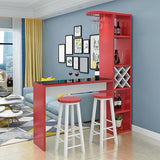 Manufactured Wood Bar Table with Storage Matte Finish Bistro Table for Small Places Clearhalo 'Bar Furniture' 'Bar Tables' 'bar_tables' 'furn' 'furn_bar_tables' 'Furniture' 'Kitchen & Dining Furniture' 1200x1200_5dc6648b-1f35-499e-aa01-d43f970f9149