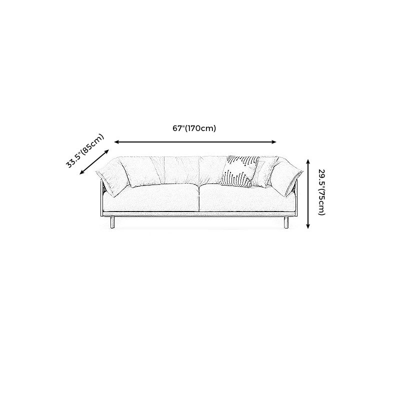 Sedute cuscinetti per cuscini standard di cuscino da salotto di cotone stazionario