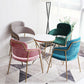 Home Kitchen Accent Chair Velvet Arm Upholstered Dining Chair