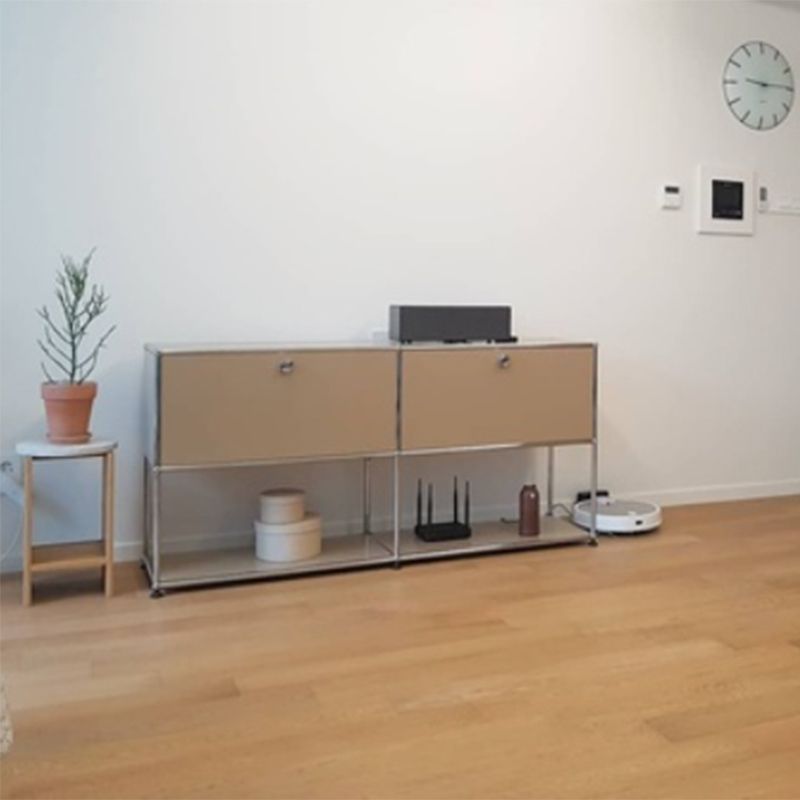 Contemporary Sideboard Engineered Wood Sideboard for Living Room Clearhalo 'buffet_sideboard' 'Buffets & Sideboards' 'furn' 'furn_buffet_sideboard' 'Furniture' 'Kitchen & Dining Furniture' 1200x1200_5dca024b-bc50-407c-bcbf-cb2a1e0e698b