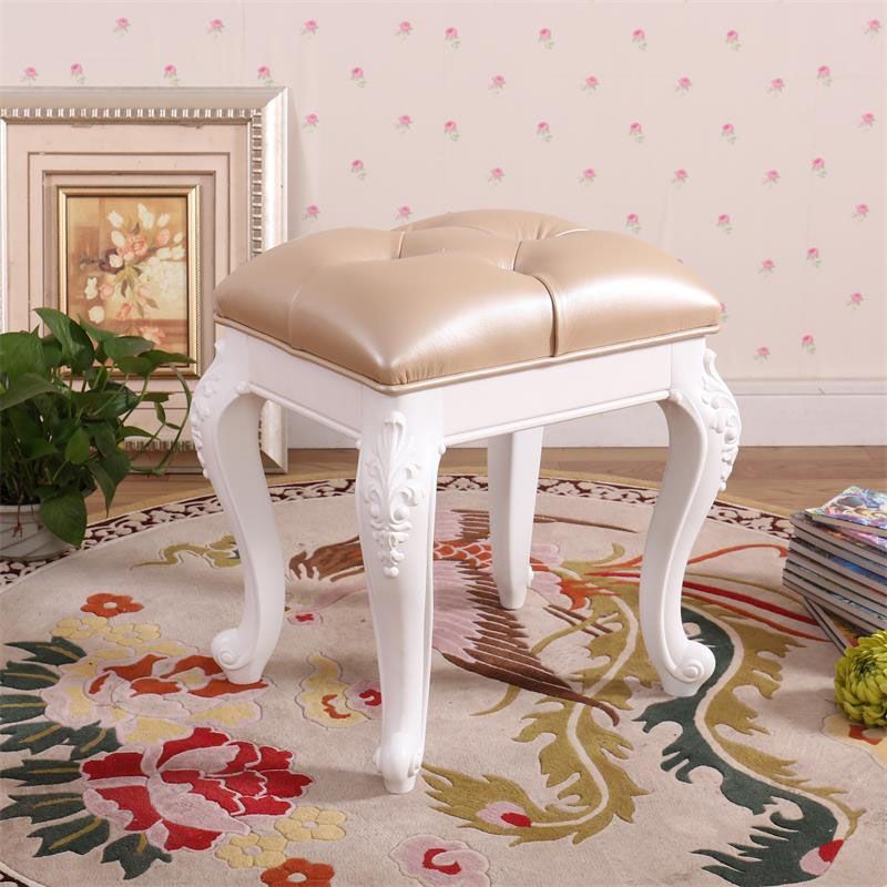 Mid-Century Modern Ottoman Faux Leather Upholstered Tufted Rectangle Ottoman Clearhalo 'furn' 'furn_ottomans_poufs' 'Furniture' 'Living Room Furniture' 'Ottomans & Poufs' 'ottomans_poufs' 1200x1200_5dcb038a-0812-4456-8430-2ca4c57ee3ac