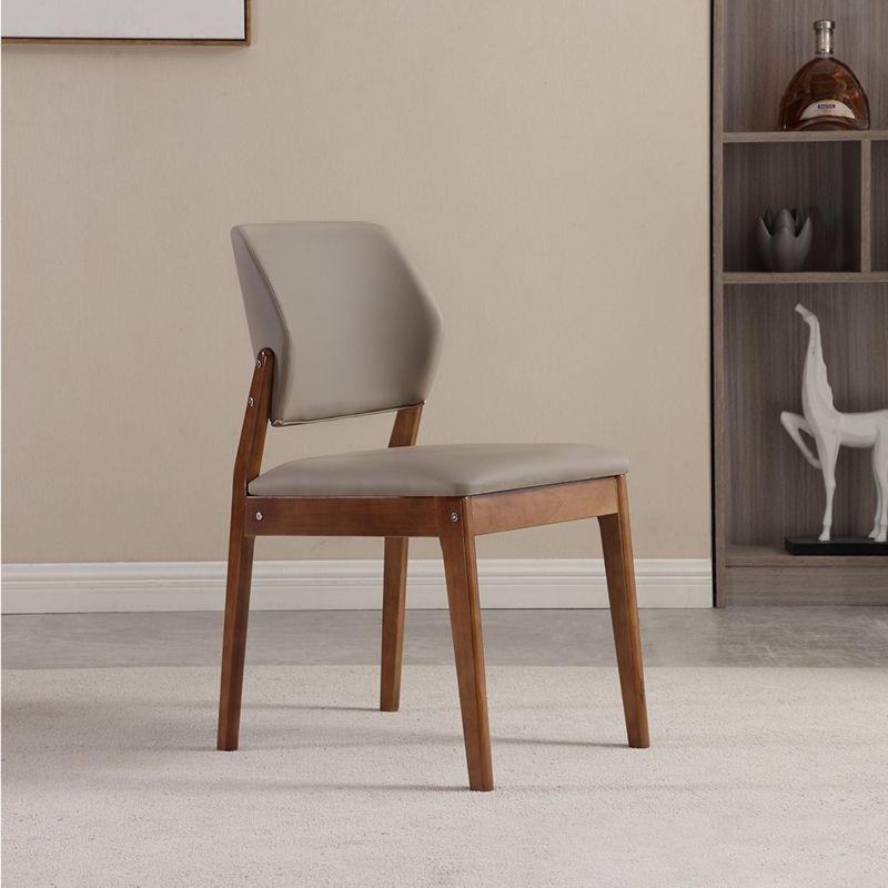 Upholstered Kitchen Side Chair Modern Style Open Back Armless Chair Clearhalo 'Dining Chairs' 'Dining Tables & Seating' 'dining_chair' 'furn' 'furn_dining_chair' 'Furniture' 'Kitchen & Dining Furniture' 1200x1200_5dcc33d6-e2a3-43d9-8ea2-ab8094584428