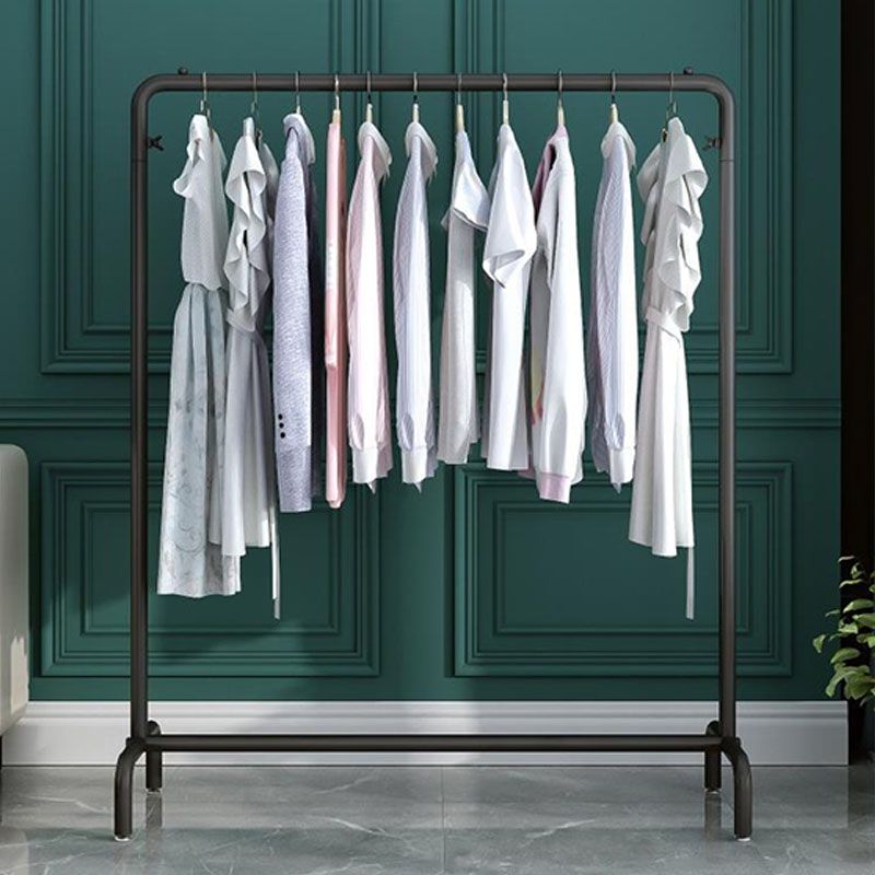 Estante de pelaje de estilo industrial estante de pelaje de pie metálico con estantes