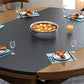 Modern Stone Scalable Dining Table Rubber Wood Legs for Dining Room Clearhalo 'Dining Tables & Seating' 'Dining Tables' 'dining_table' 'furn' 'furn_dining_table' 'Furniture' 'Kitchen & Dining Furniture' 1200x1200_5dcd20c3-7730-4d4e-8ee2-900305313bec