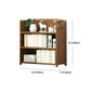 Modern Bamboo Shelf Bookcase Brown Closed Back Book Shelf for Study Room Clearhalo 'Bookcases' 'furn' 'furn_bookcases' 'Furniture' 'Office Furniture' 1200x1200_5dd39c97-2cb1-49e4-85a1-d15ed6f5405a