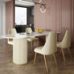 Metal Contemporary Free Form Dining Table Sintered Stone Table for Dining Room and Kitchen Clearhalo ' dining_table' 'Dining Tables & Seating' 'Dining Tables' 'furn' 'furn_dining_table' 'Furniture' 'furniture_dining_table' 'Kitchen & Dining Furniture' 'kitchen&dining_furn' 'kitchen' 'kitchen_dining_table' 1200x1200_5dd4023b-dac3-474b-aeb1-185e36188121